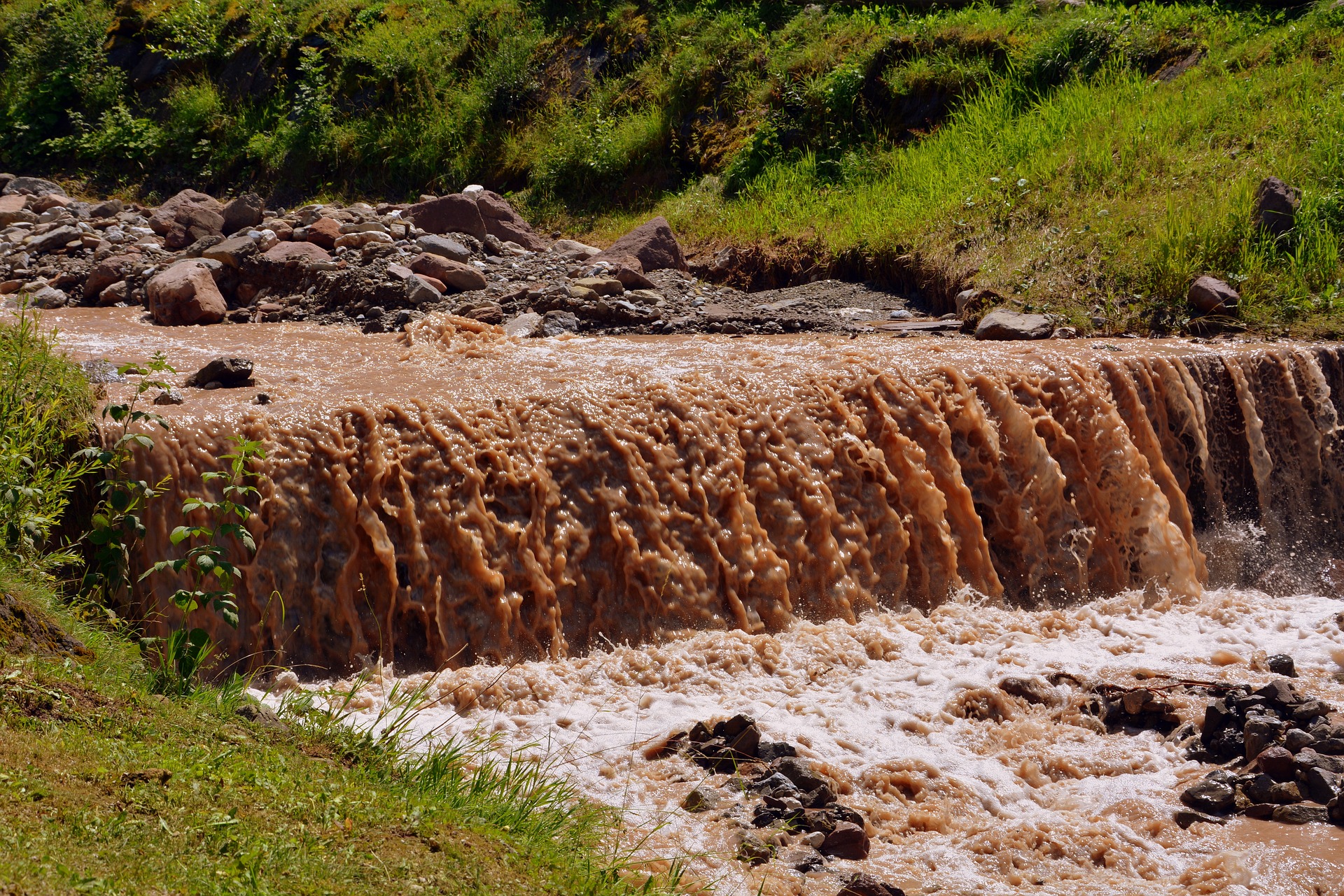 dirty waterfall