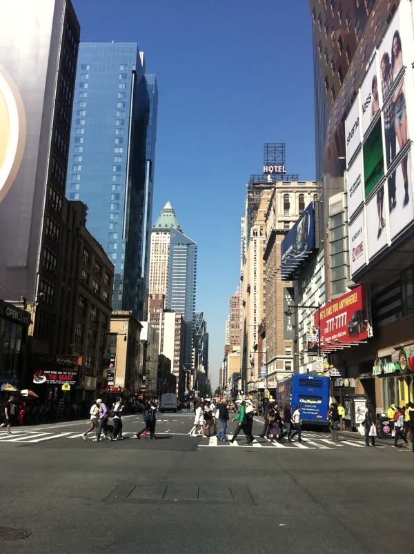 New York crosswalk