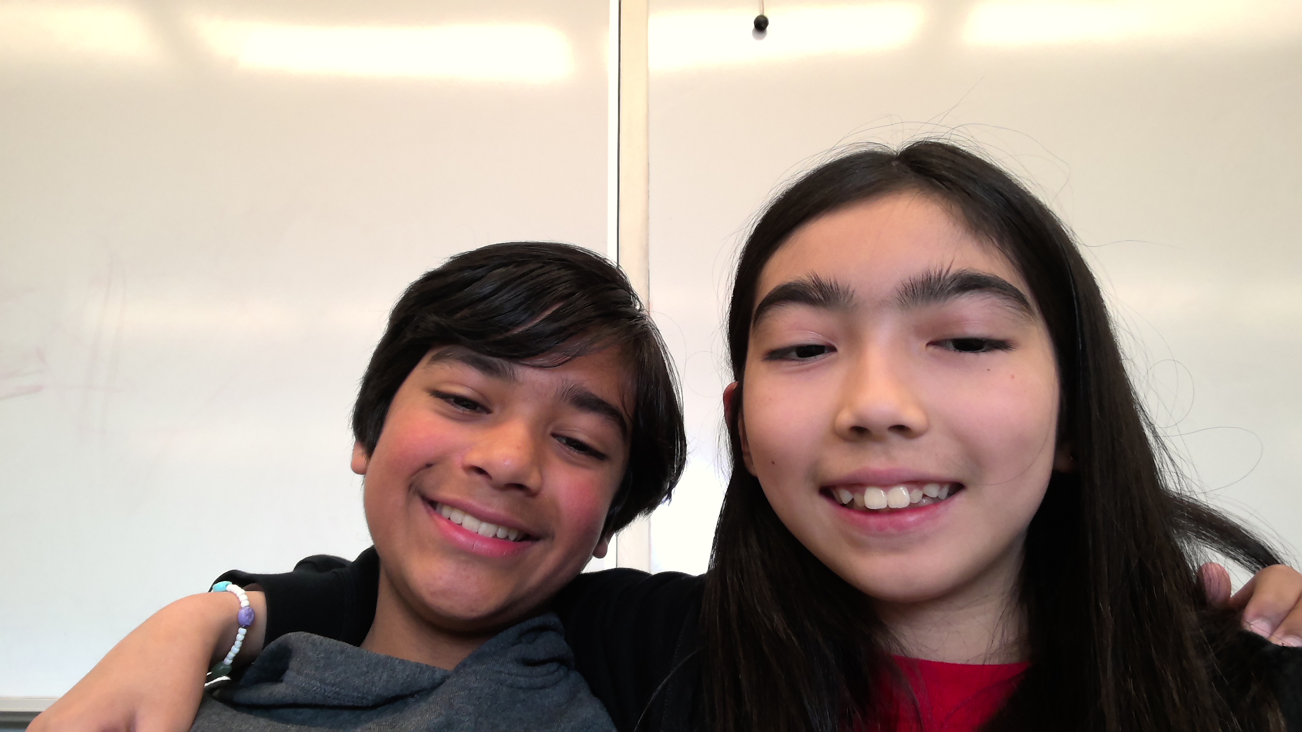 Now we have here is a picture of the students Sarah and Niko