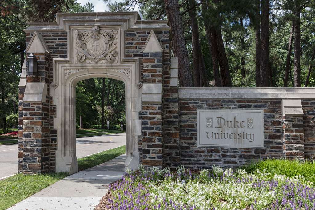 entrance to duke university