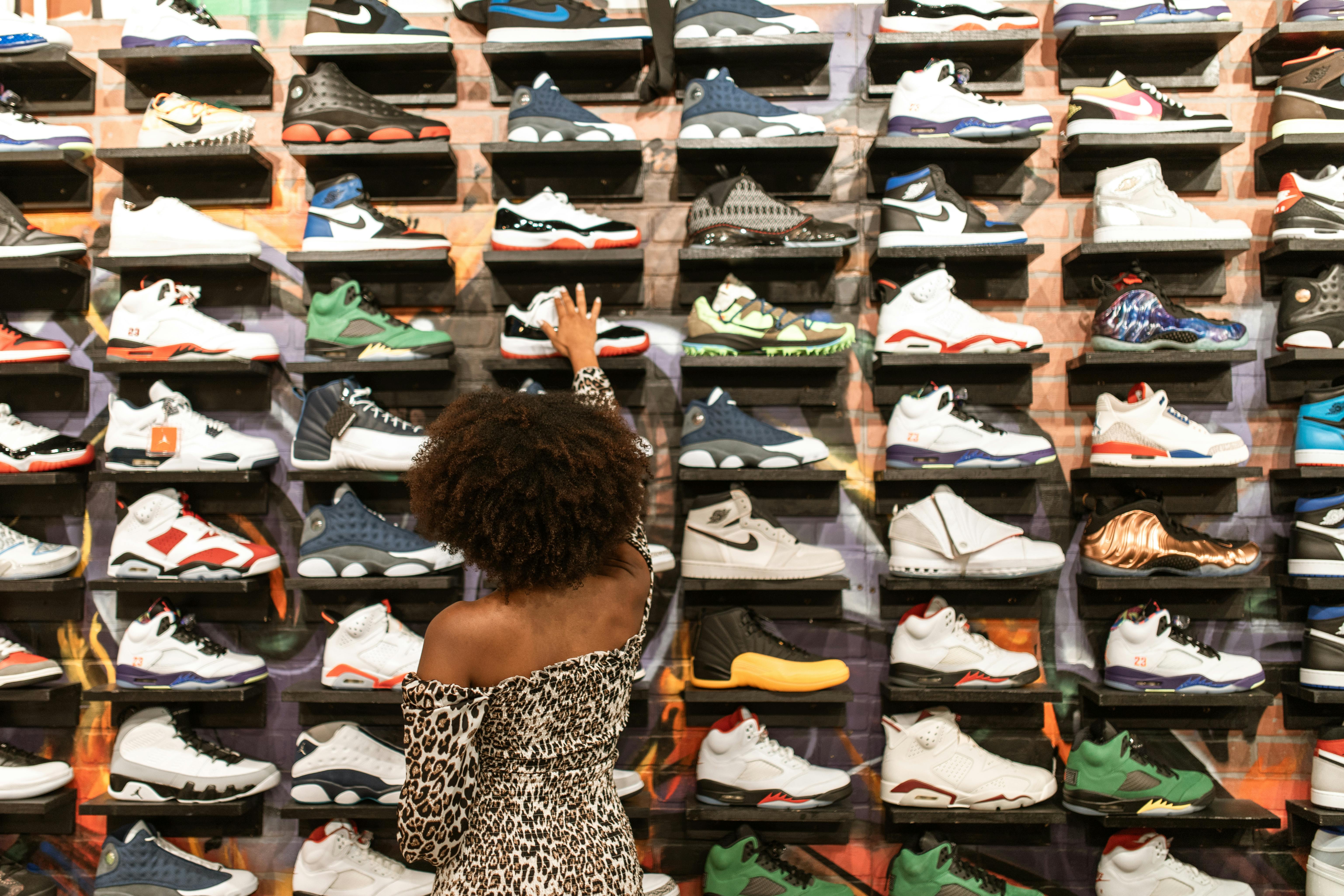 Rack of Sneakers