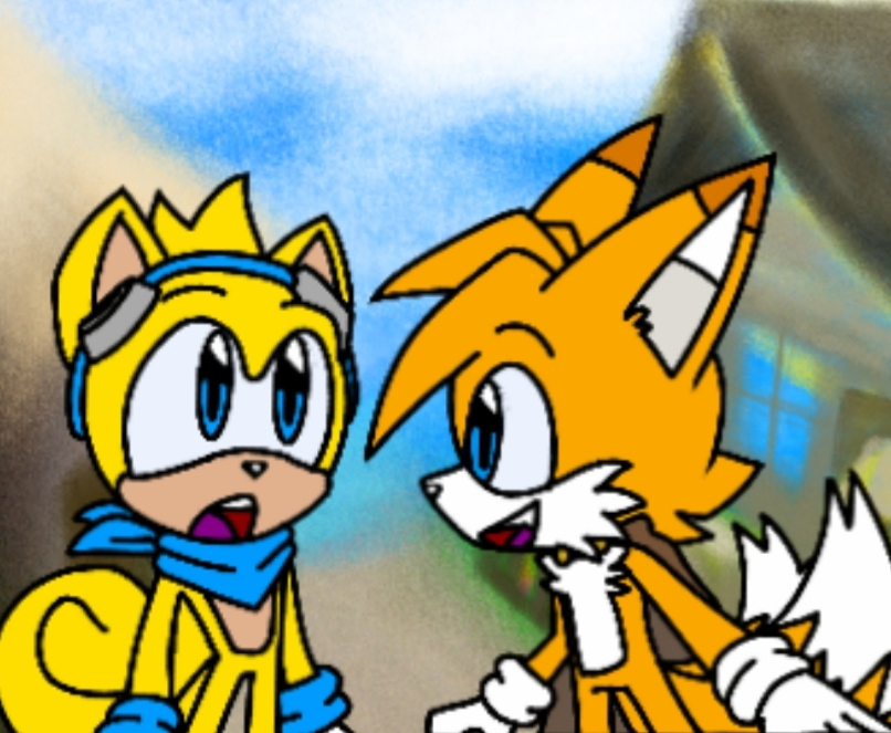 Tails and Ray whoa!!!