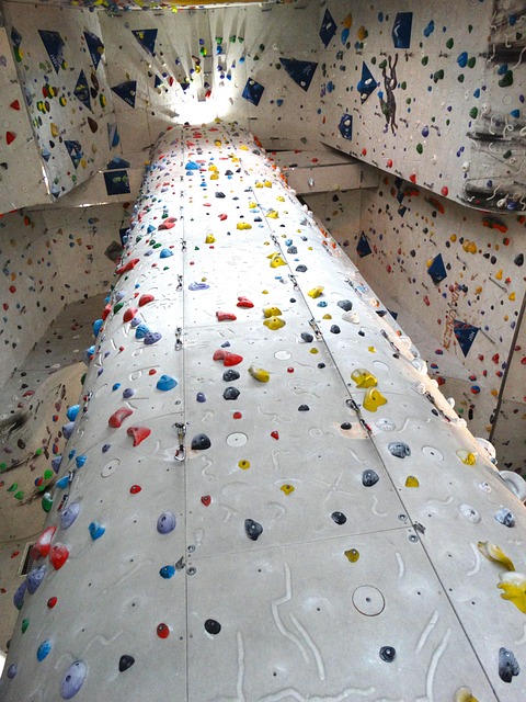 rock climing wall