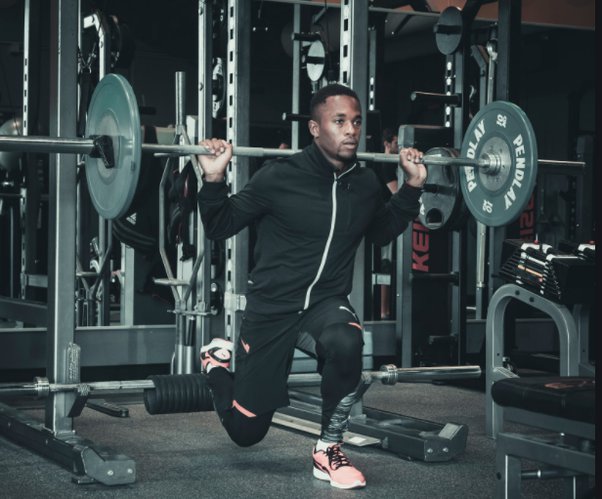 Example of someone working out
