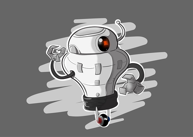 robot spining i a circle
