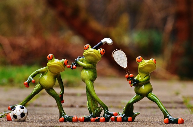 Athletic frogs