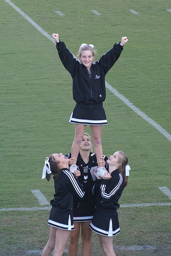 cheer stunting