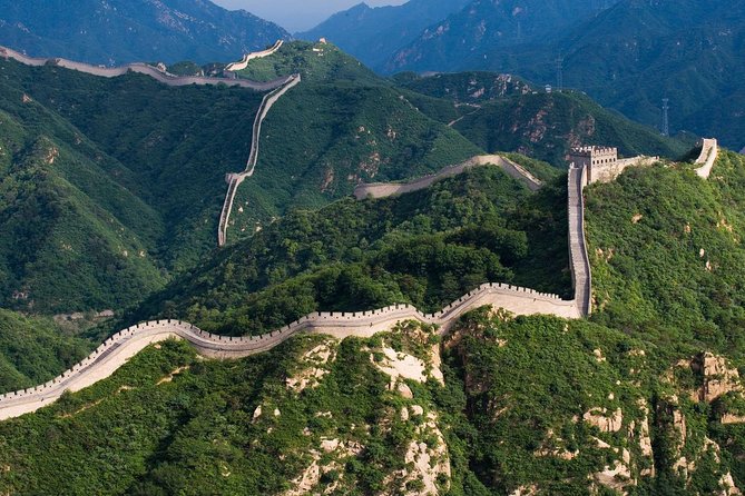 pic of the great wall of china from air view