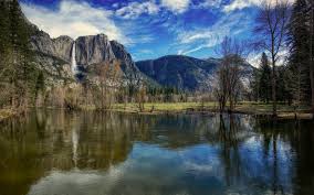 Lake Surrounded by Mountains