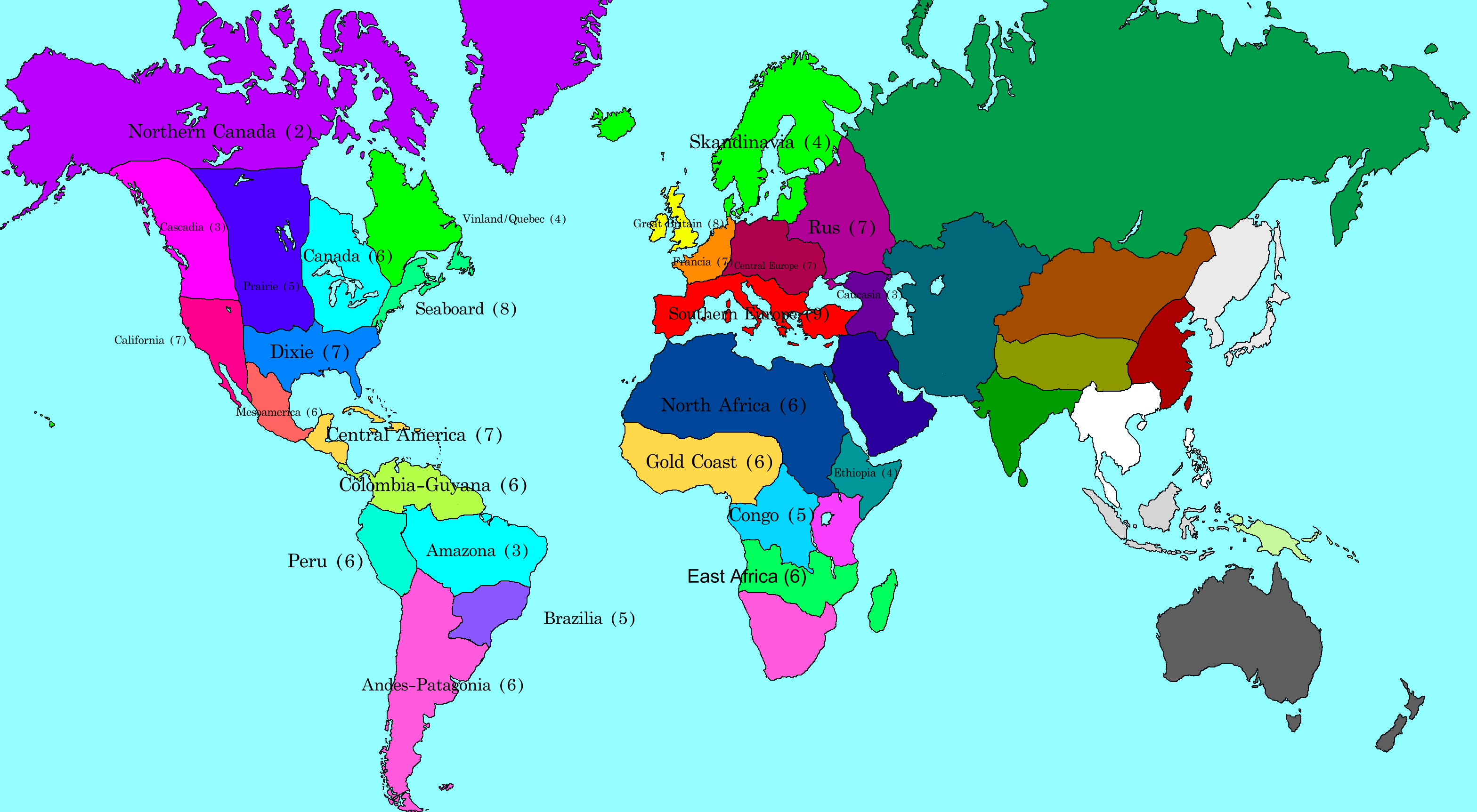 states of the world
