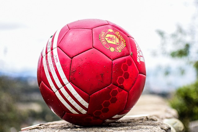 Soccer Ball on rock