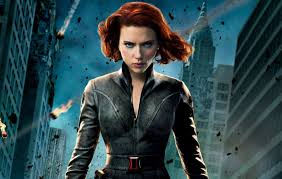 Black Widow about to shoot gu