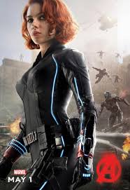 Black widow on a cover page