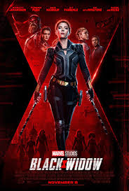 Black widow on a cover page