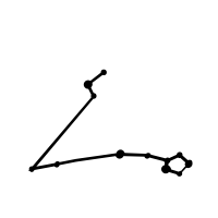 pisces constellation, a piece of grass separated