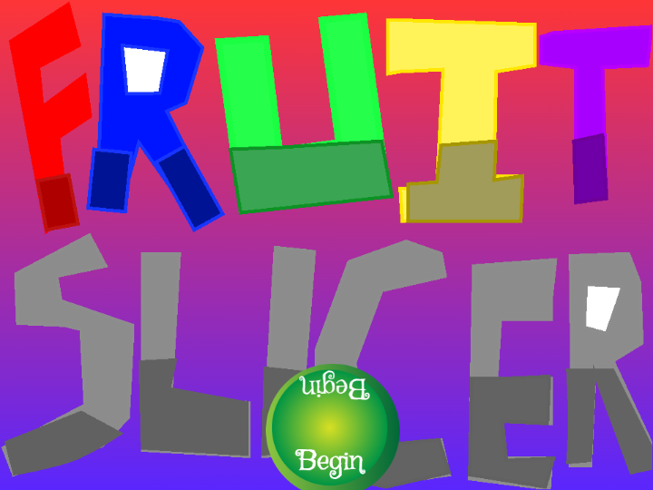 Fruit Slicer game program