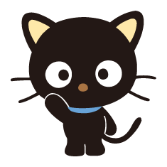 Chococat waving at you! with there right hand
