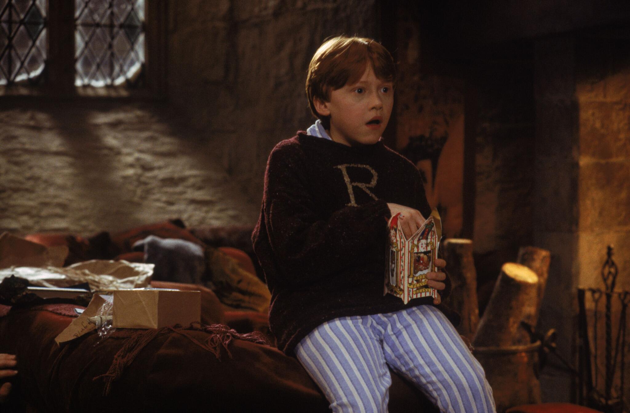 Ron Eating Bertie Botts Bean