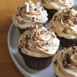  Mocha Cupcakes with Espresso Frosting