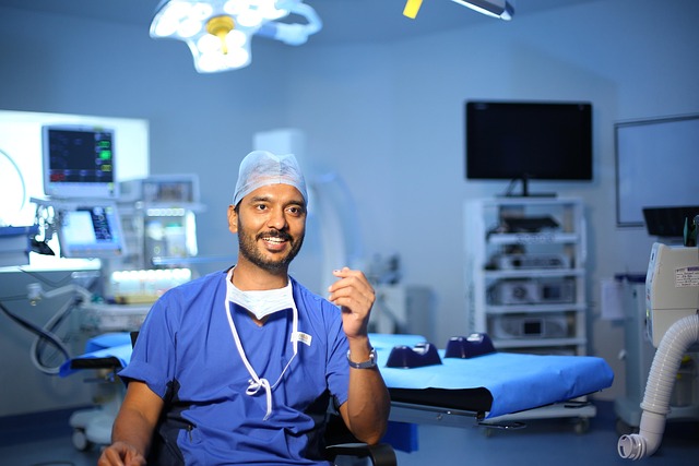 doctor in office