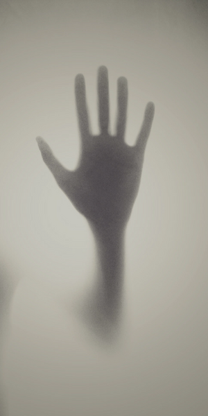 arm in fog