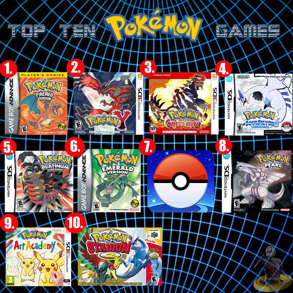 Top Ten Pokemon Games