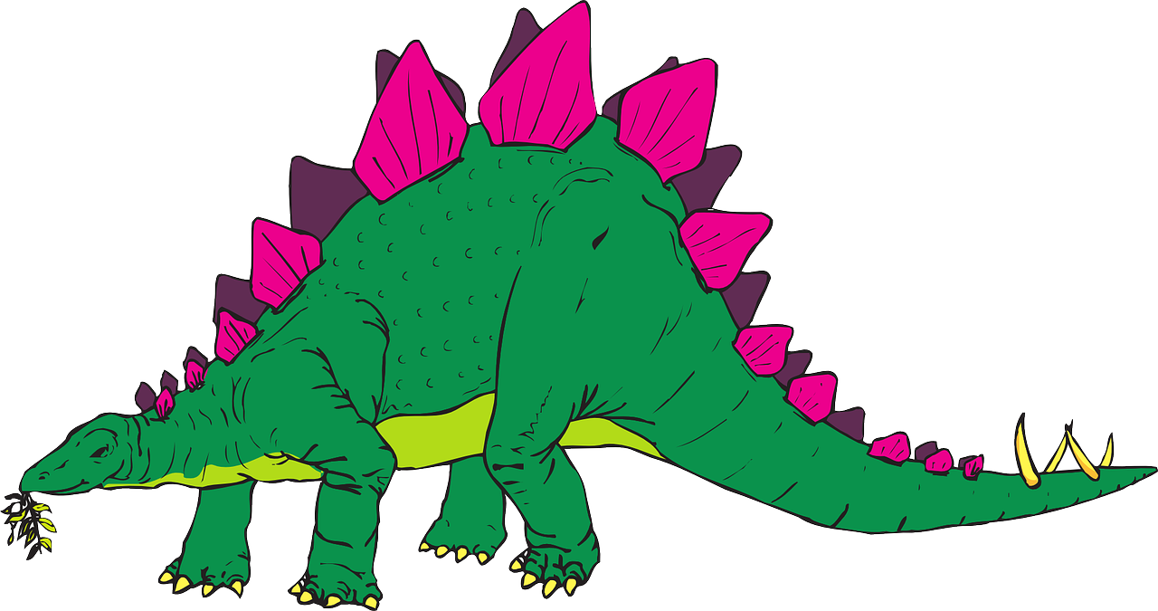 Stegsaur eating