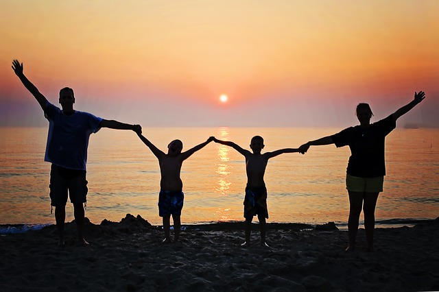 Family at Beach