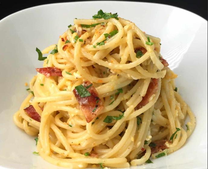 Image of Spaghetti and eggs