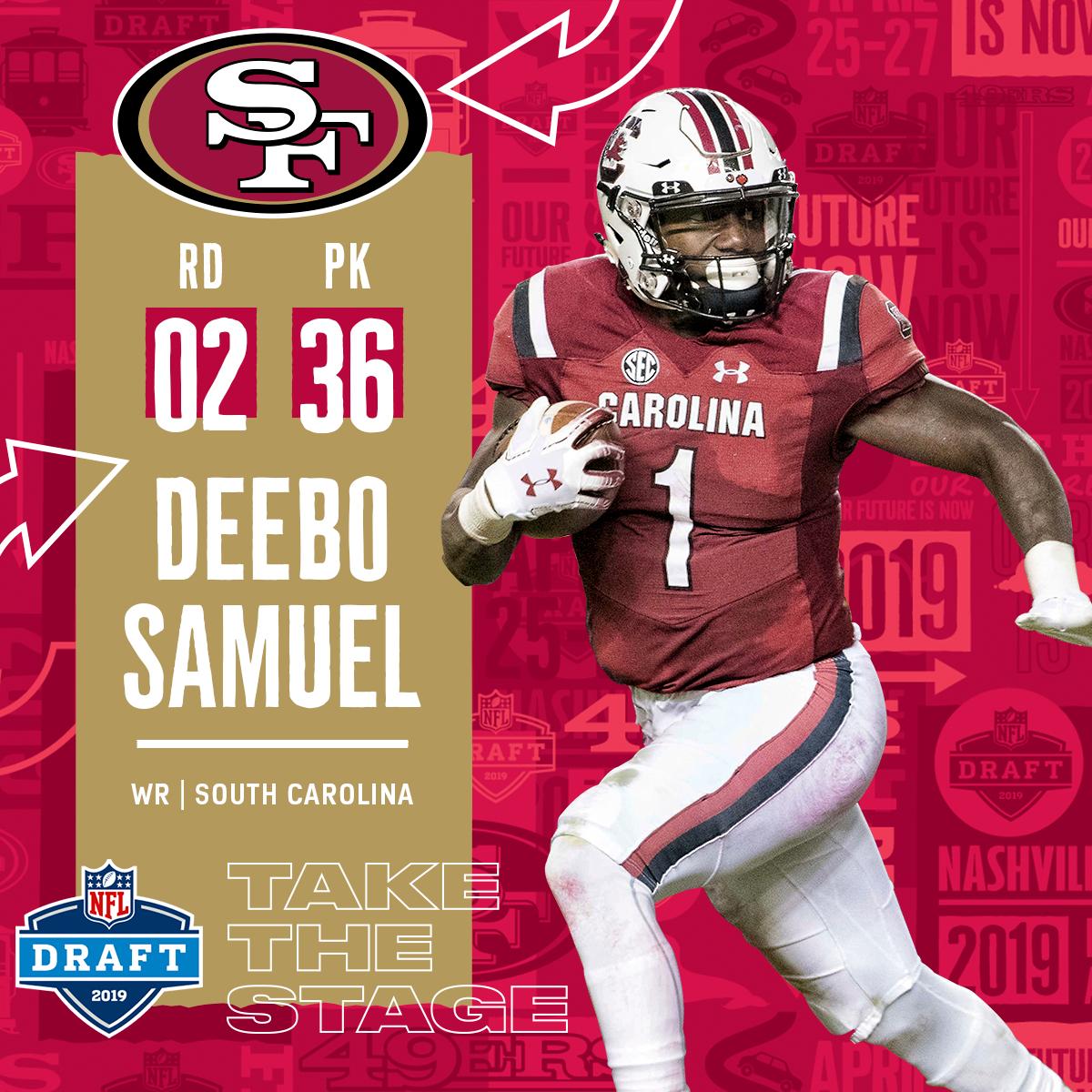 Samuel Selected by 49ers in Second Round of NFL Draft – University