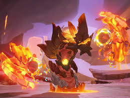 Lava Dragon Statue
