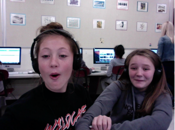 Hailey Ankney and Ellery Schumacher