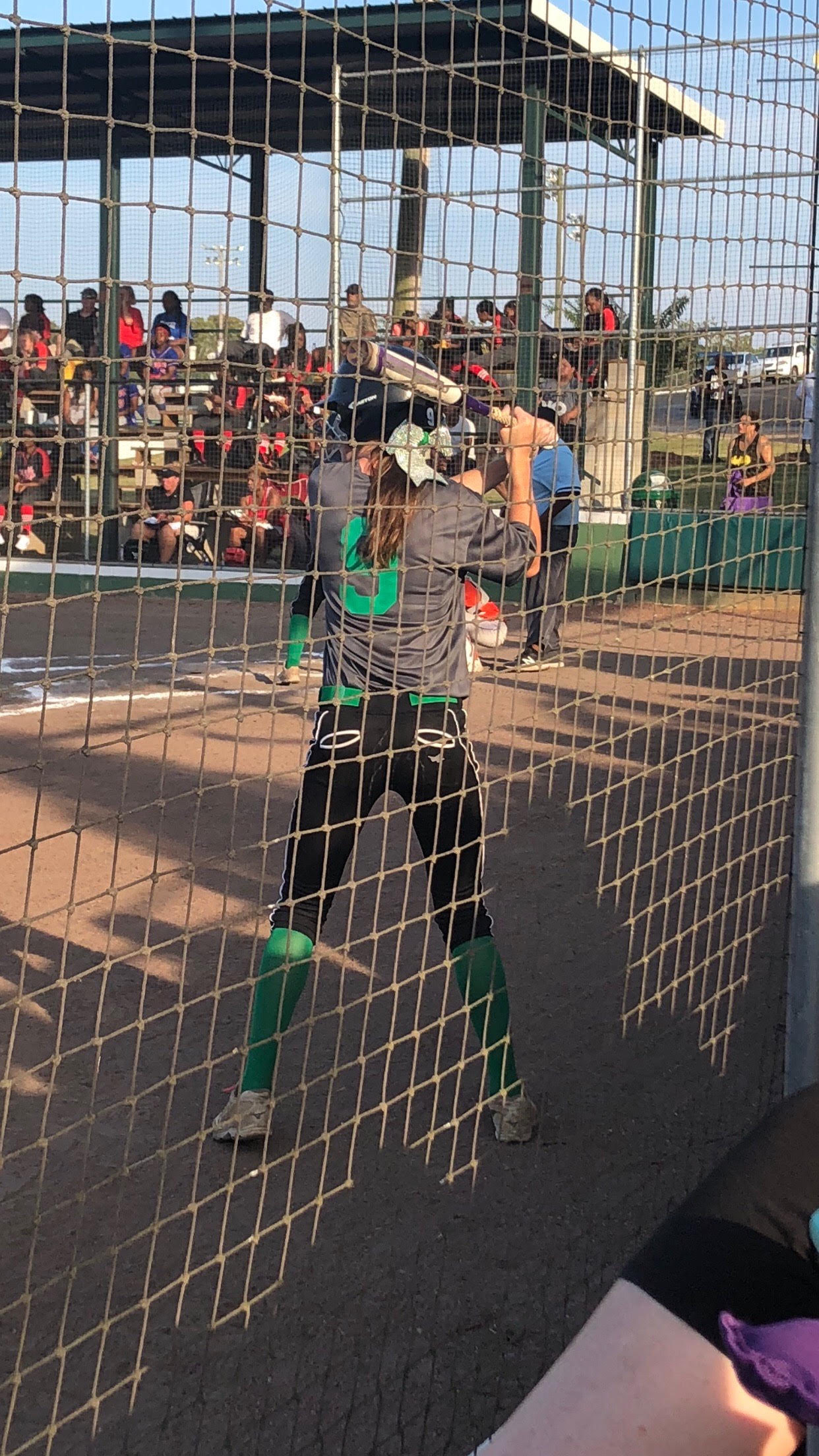 Playing Softball