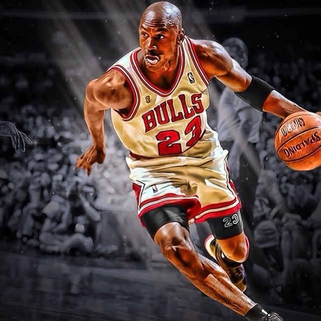 mj dribbiling