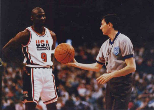 Pictue of Micheal Jordan in the Dream Team