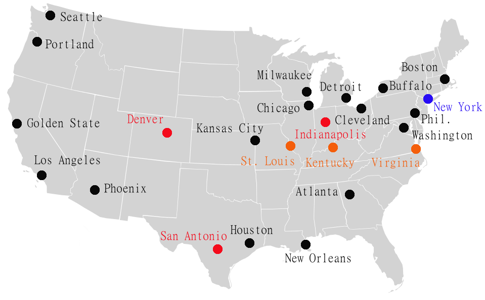 NBA Map