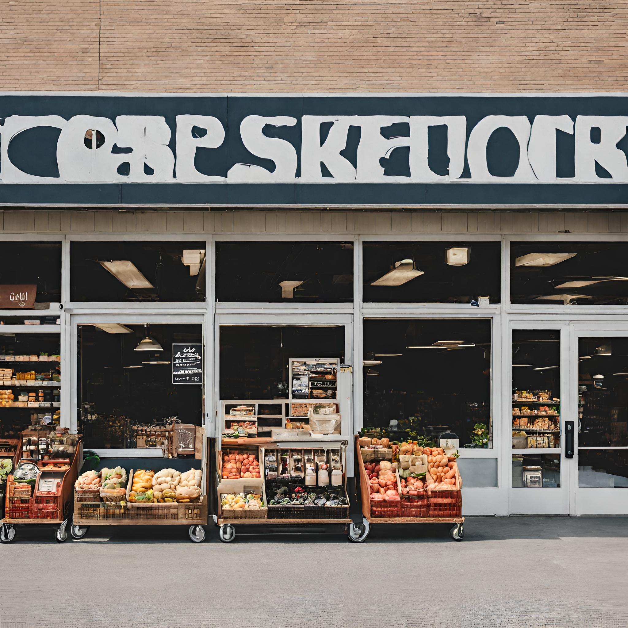 Grocery store front