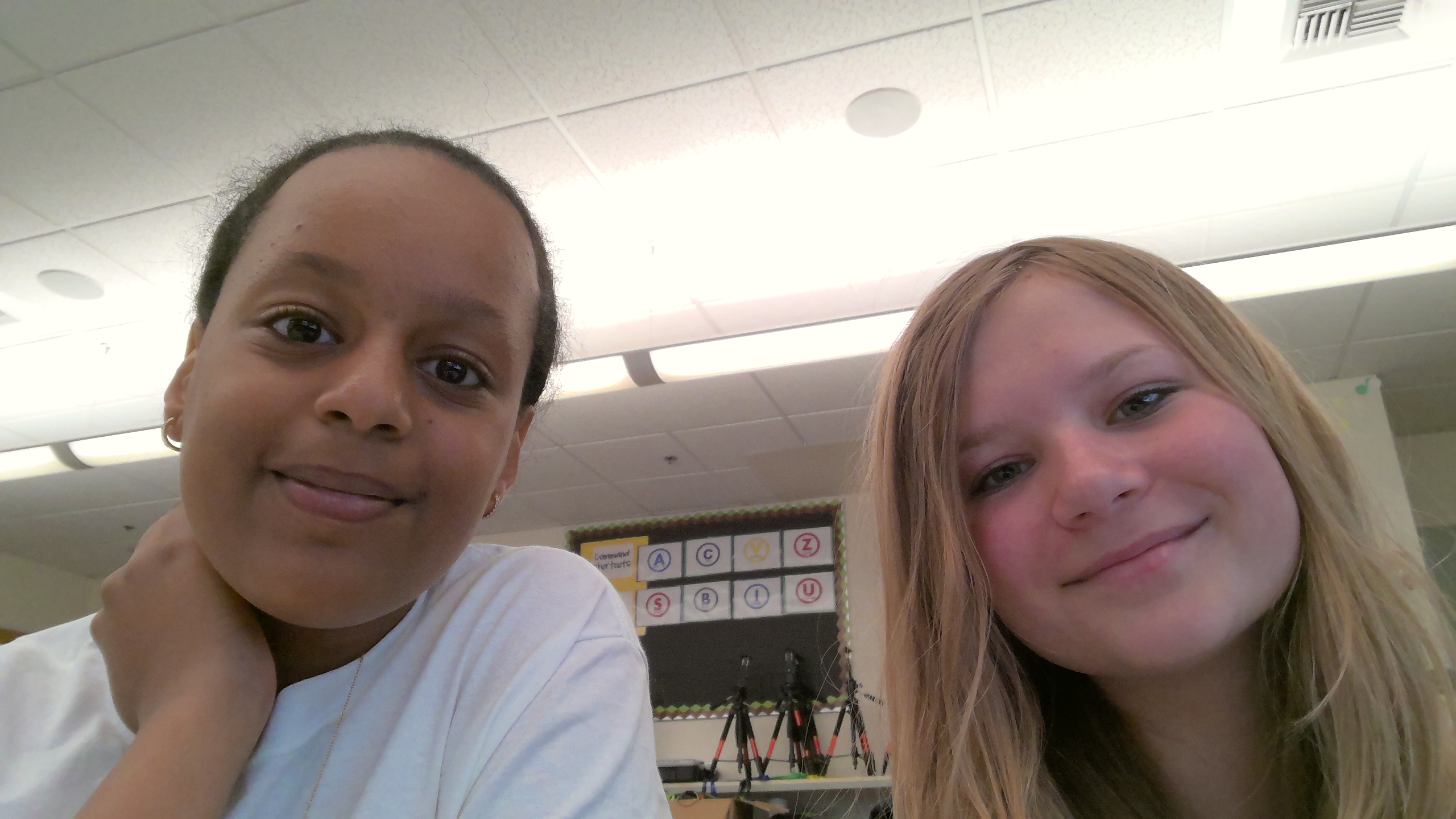 Audrey and Tihut smiling