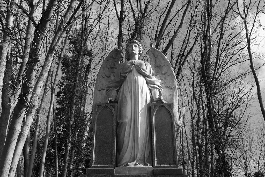 angel gravestone