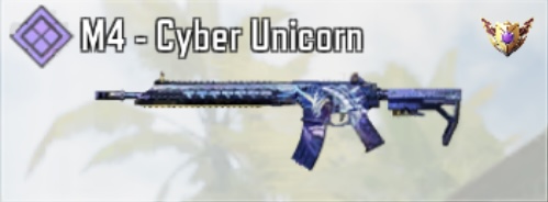 M4 with a Cyber Unicorn camo