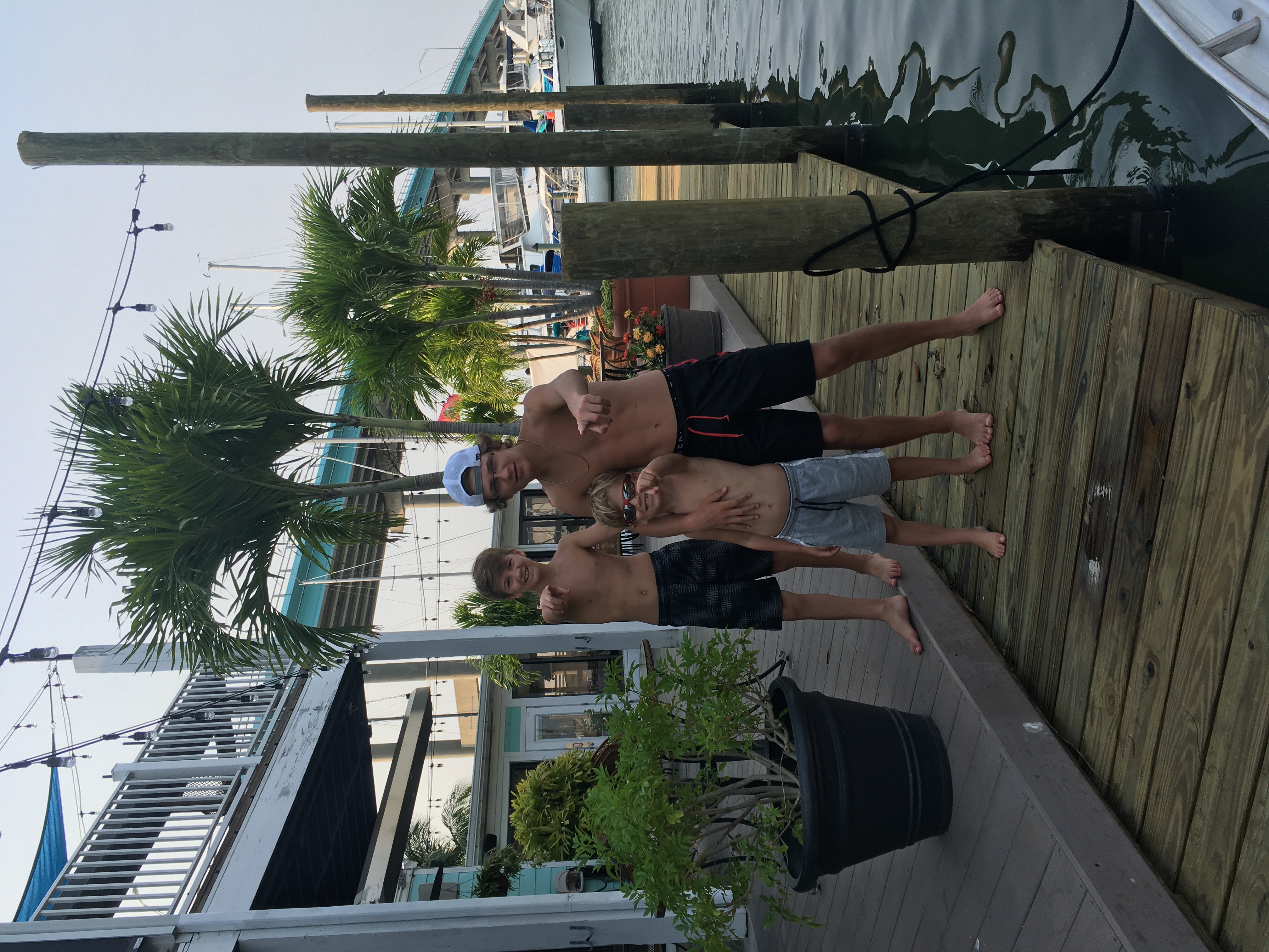 Me and my brothers at favorite restaurant.