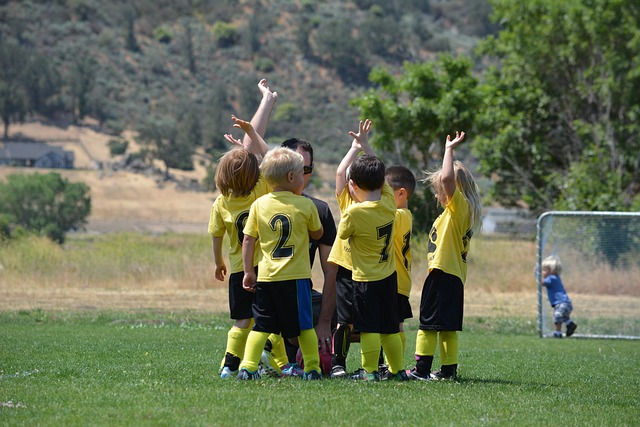 kids playing soccer