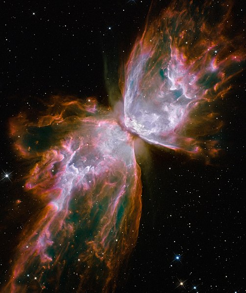 Hey, look! it's a butterfly shaped nebula! It must be NGC 6302!