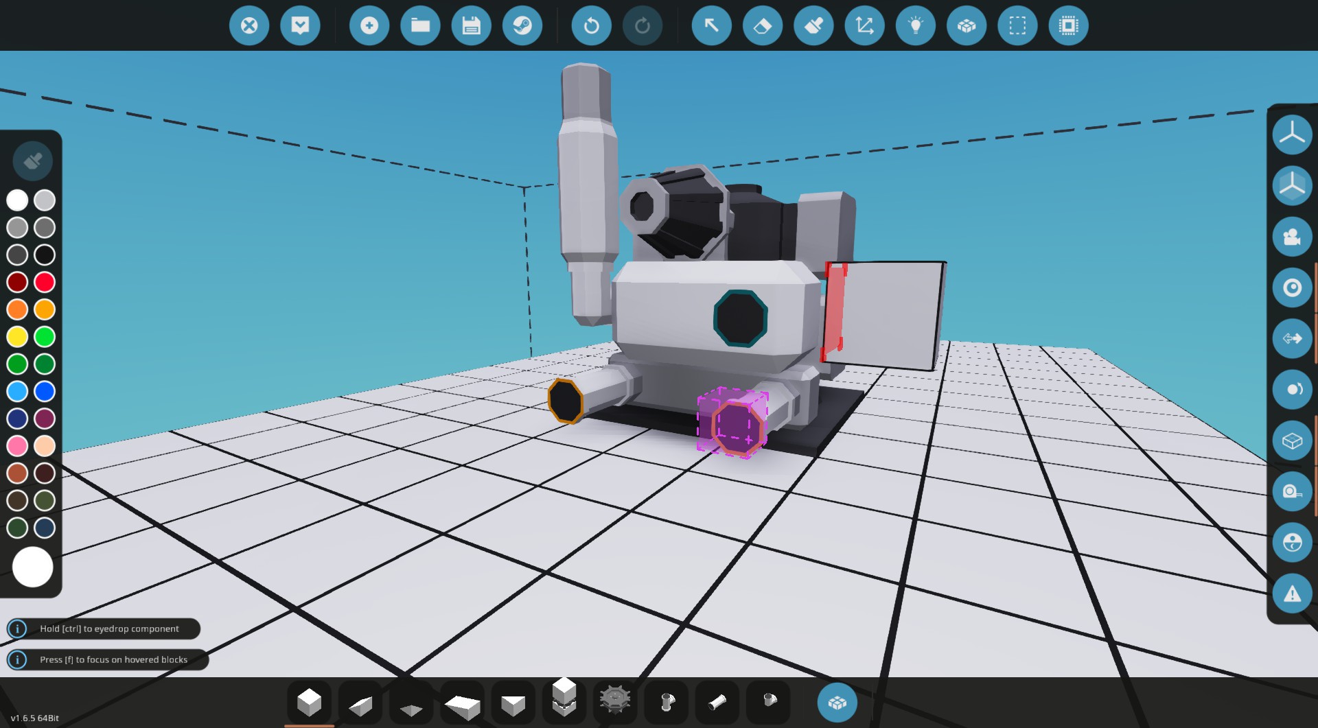 An engine with a coolant intake