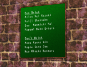 Can and Can't drink board