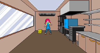 Nao found in the kitchen