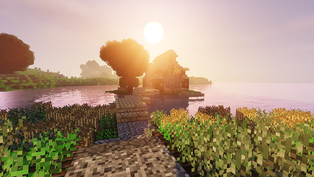 Minecraft with shaders
