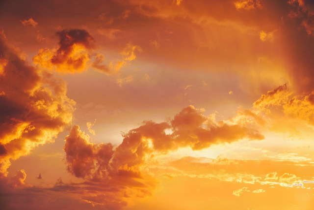  Clouds during a sunset
