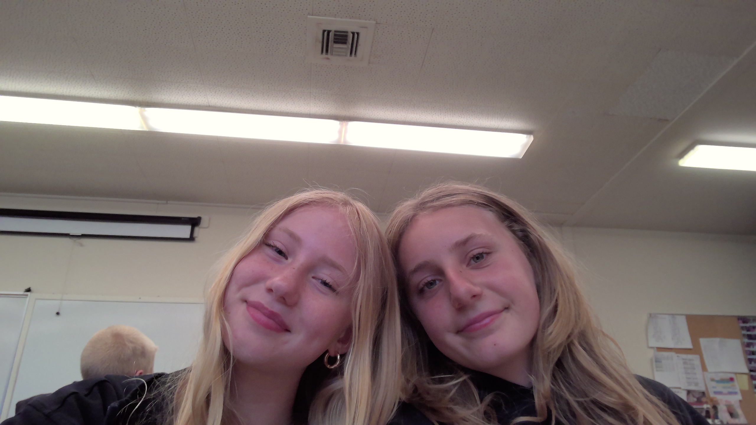 Bea and Kate posing stylishly