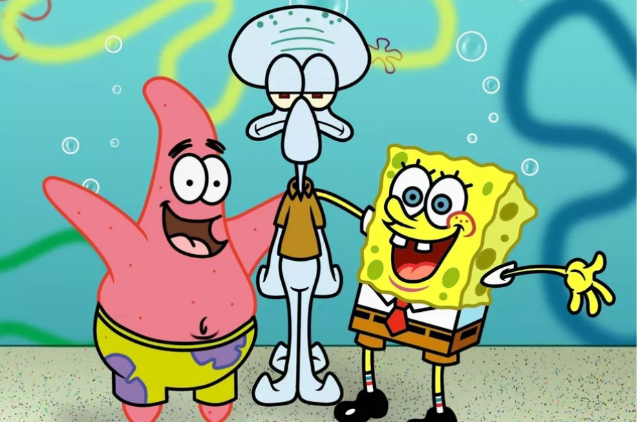 Spongebob and friends